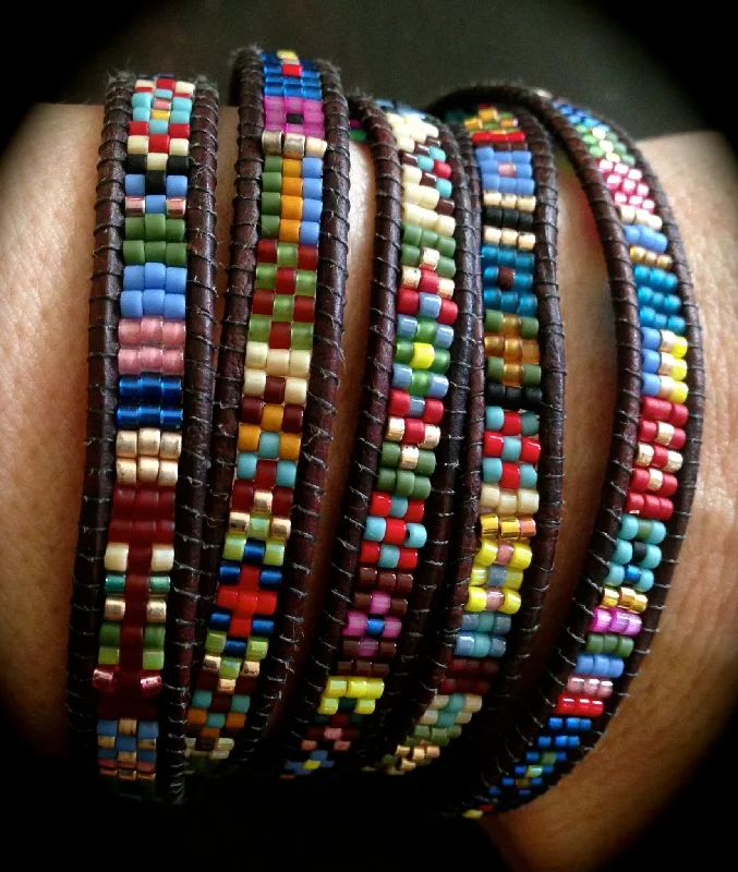 Southwestern Patterns for Wrap Bracelets Instructions