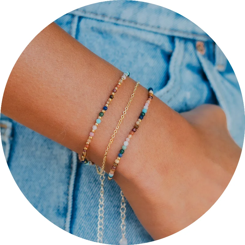 Master Healer 2mm Layered Bracelet Stack