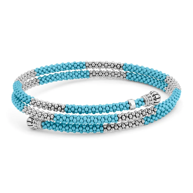 Ceramic Beaded Wrap Bracelet