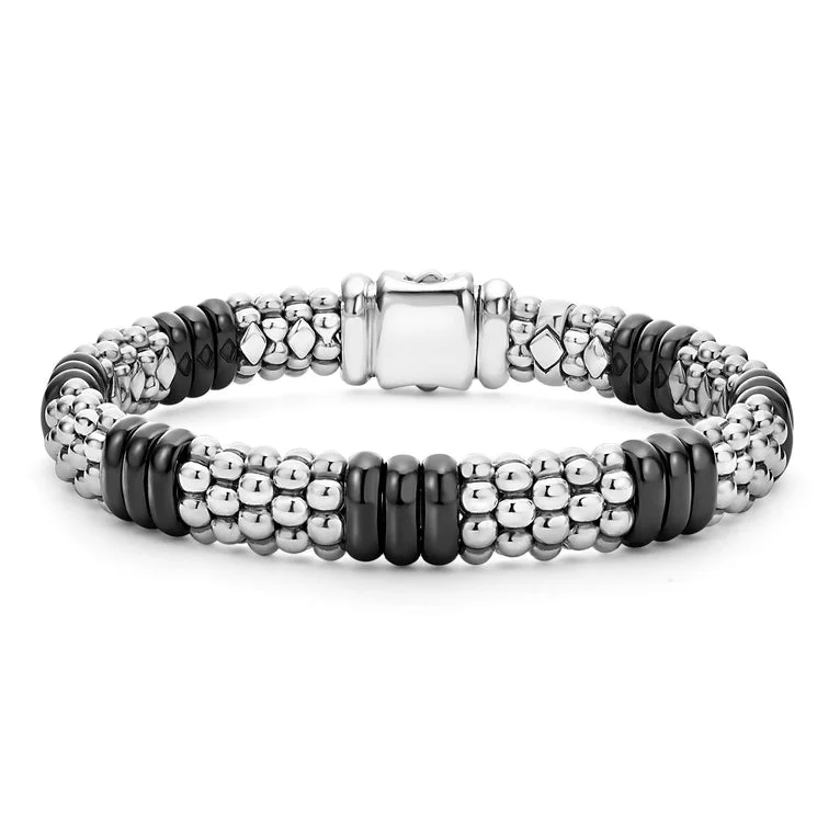 Ceramic Caviar Beaded Bracelet | 9mm