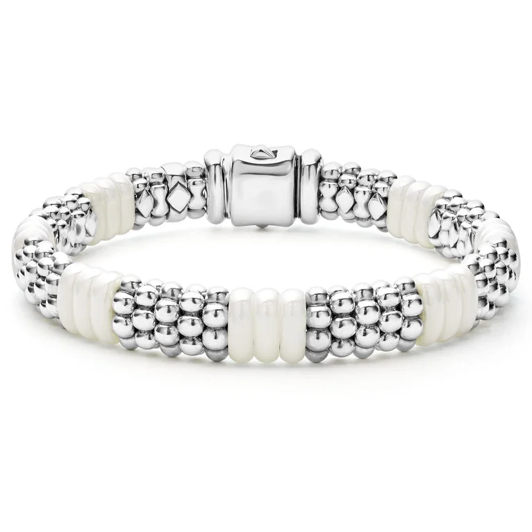 Ceramic Caviar Beaded Bracelet | 9mm