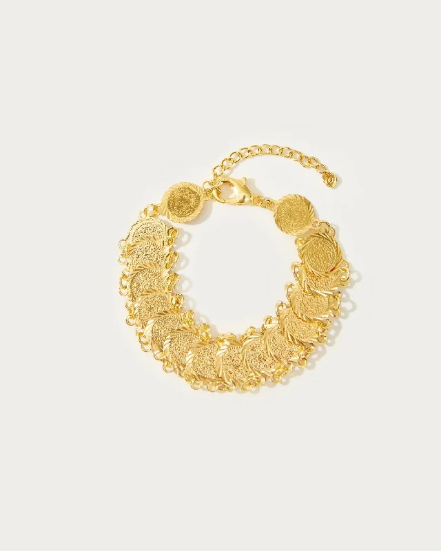 Gold Coin Bracelet