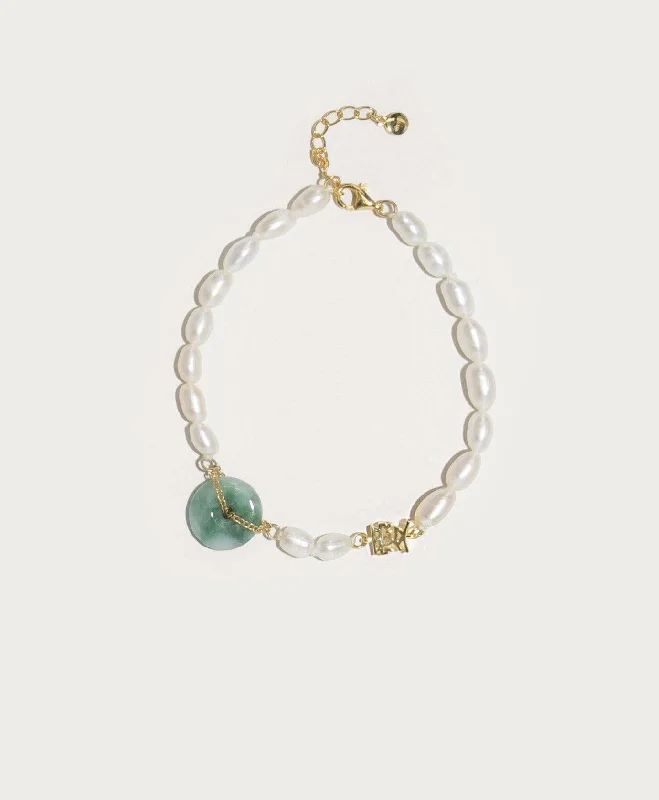 Jade Love Pearl Bracelet