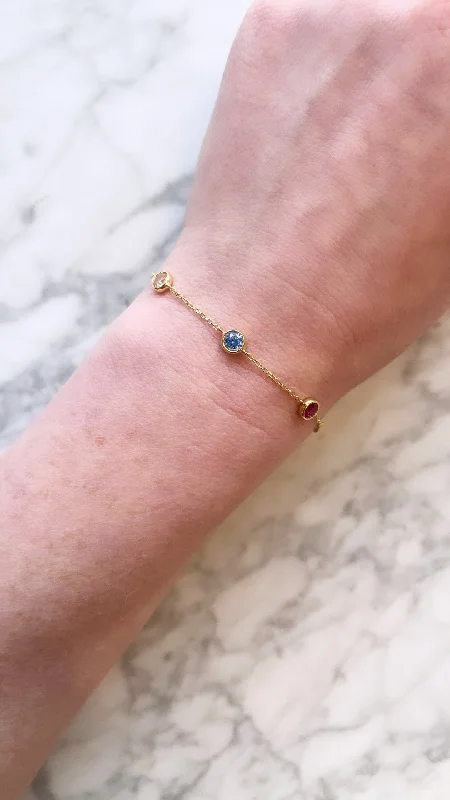 Rainbow Gem Bracelet