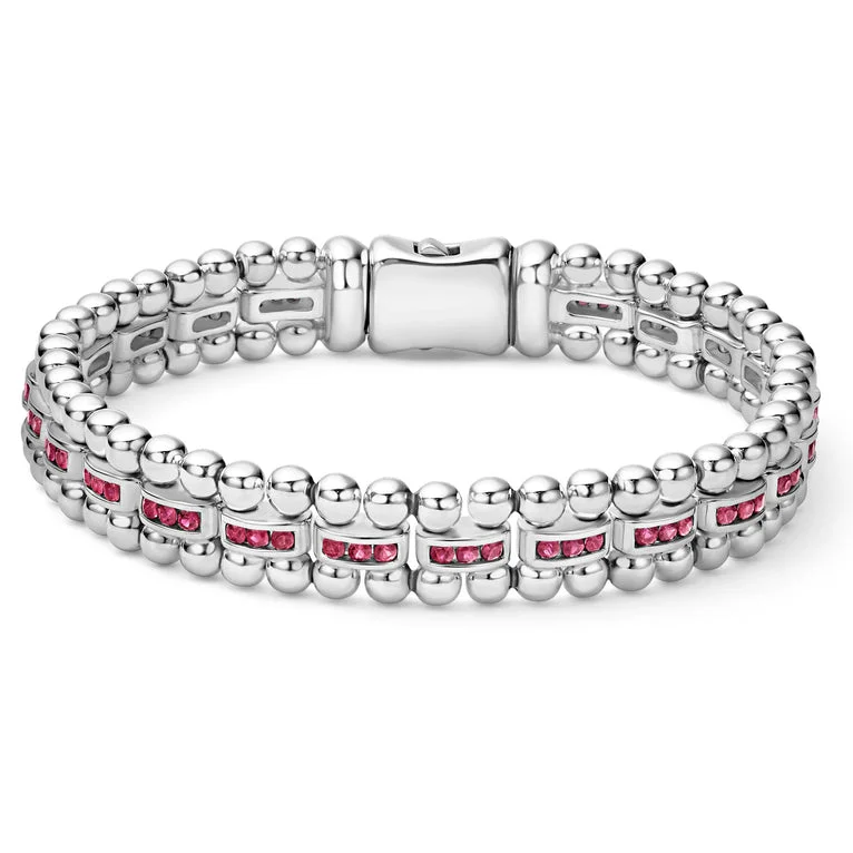 Ruby Link Bracelet