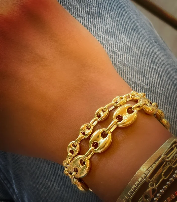 The Navy Link Chain Bracelet