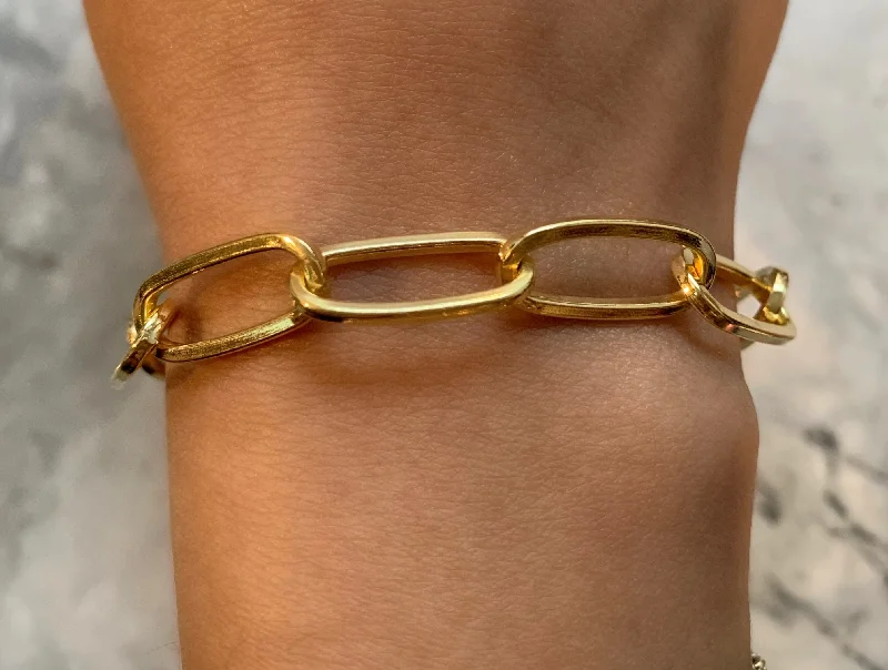 Thin Jumbo Chain Bracelet