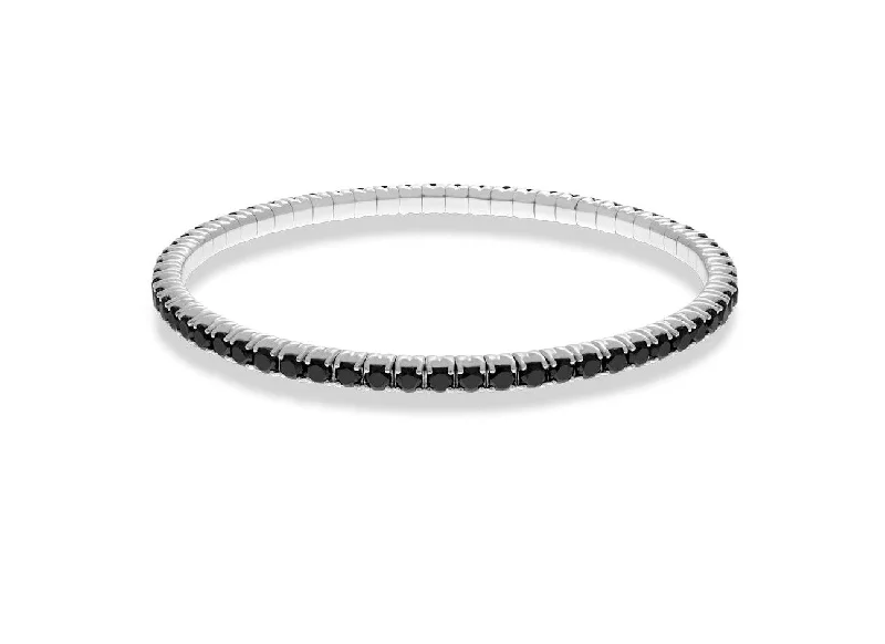 Tresor Black Diamond Stretch Bracelet