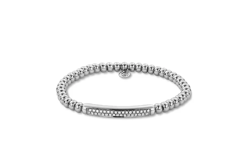 Tresor Diamond Bar Stretch Bracelet