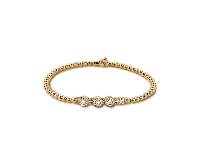 Tresor Halo Station Stretch Bracelet