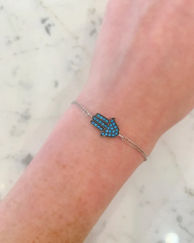 Turquoise Hamsa Bracelet