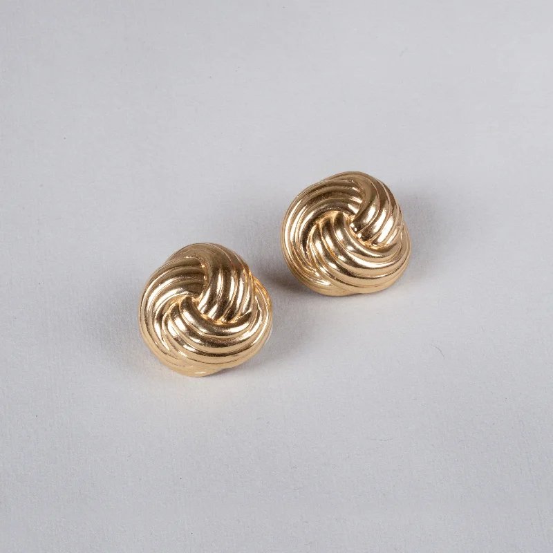 Vintage Gold Clip-on Earrings