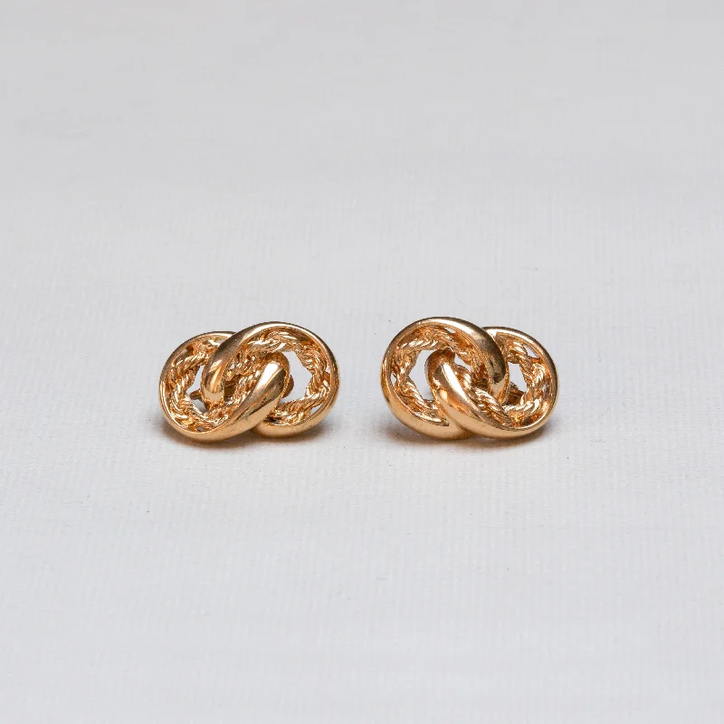 Vintage Gold Clip-on Earrings