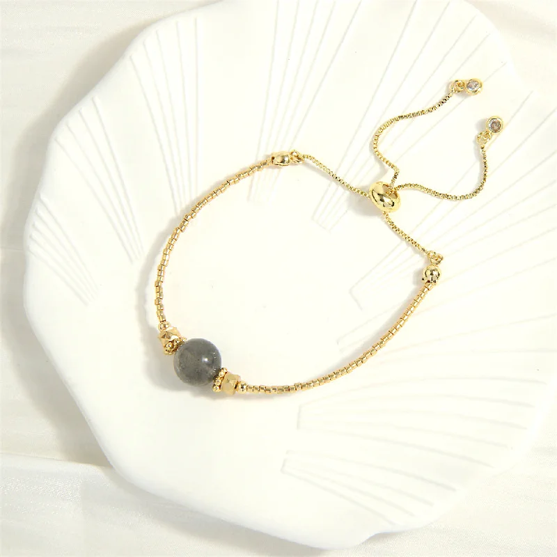 Labradorite Miyuki Beads Bracelet