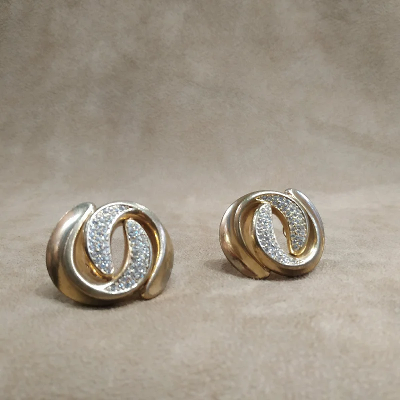 Christian Dior 70s Clip On Earrings