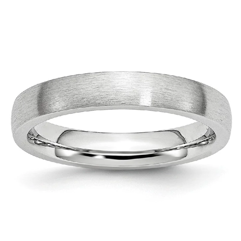 4mm Cobalt Satin Domed Standard Fit Band