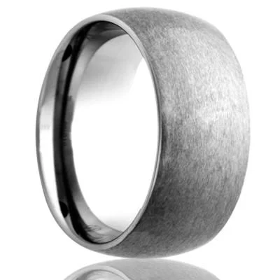 BLAKE | Cobalt Wedding Band | Brushed Satin Finish | 6mm & 8mm