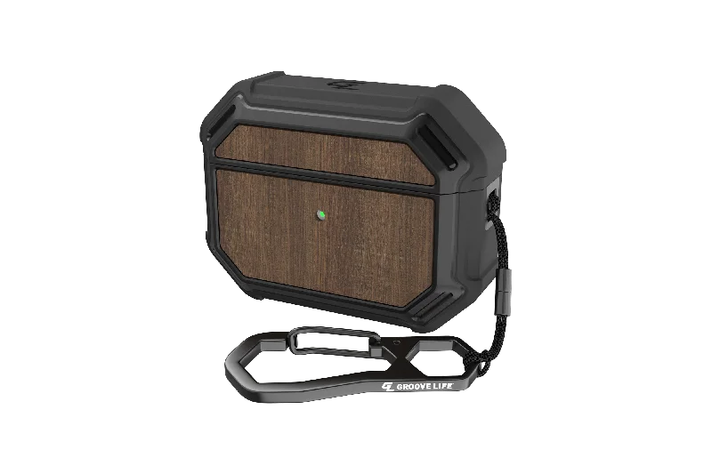 Groove Case Black/Walnut for AirPods Pro