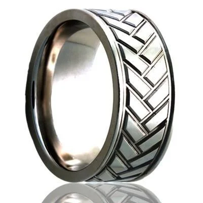 WRANGLER | Men's Wedding Band | Titanium | 6mm & 8mm